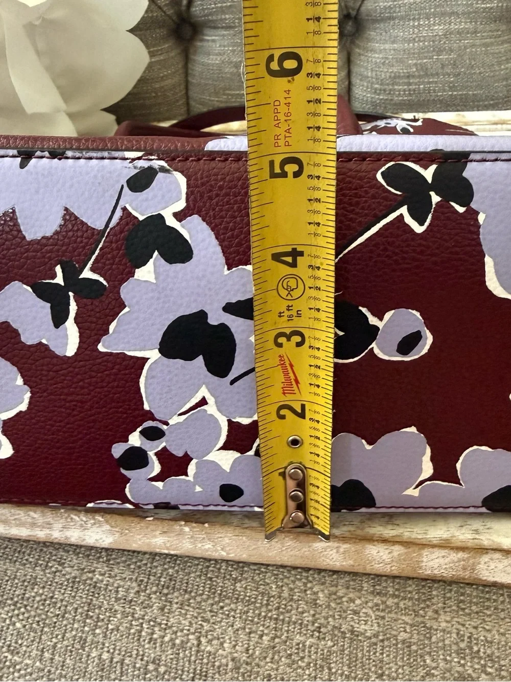 kate spade Eva Floral Leather Tote Handbag Crossbody Purse